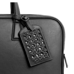 Aviteur Black Leather Luggage NIB